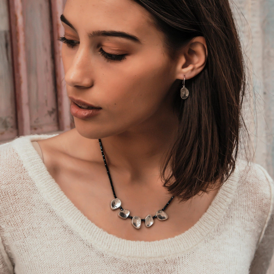 SPIRA Handcrafted Contemporary Design 925 Sterling Silver Drop/Dangle Earrings Fast&Free Shipping!