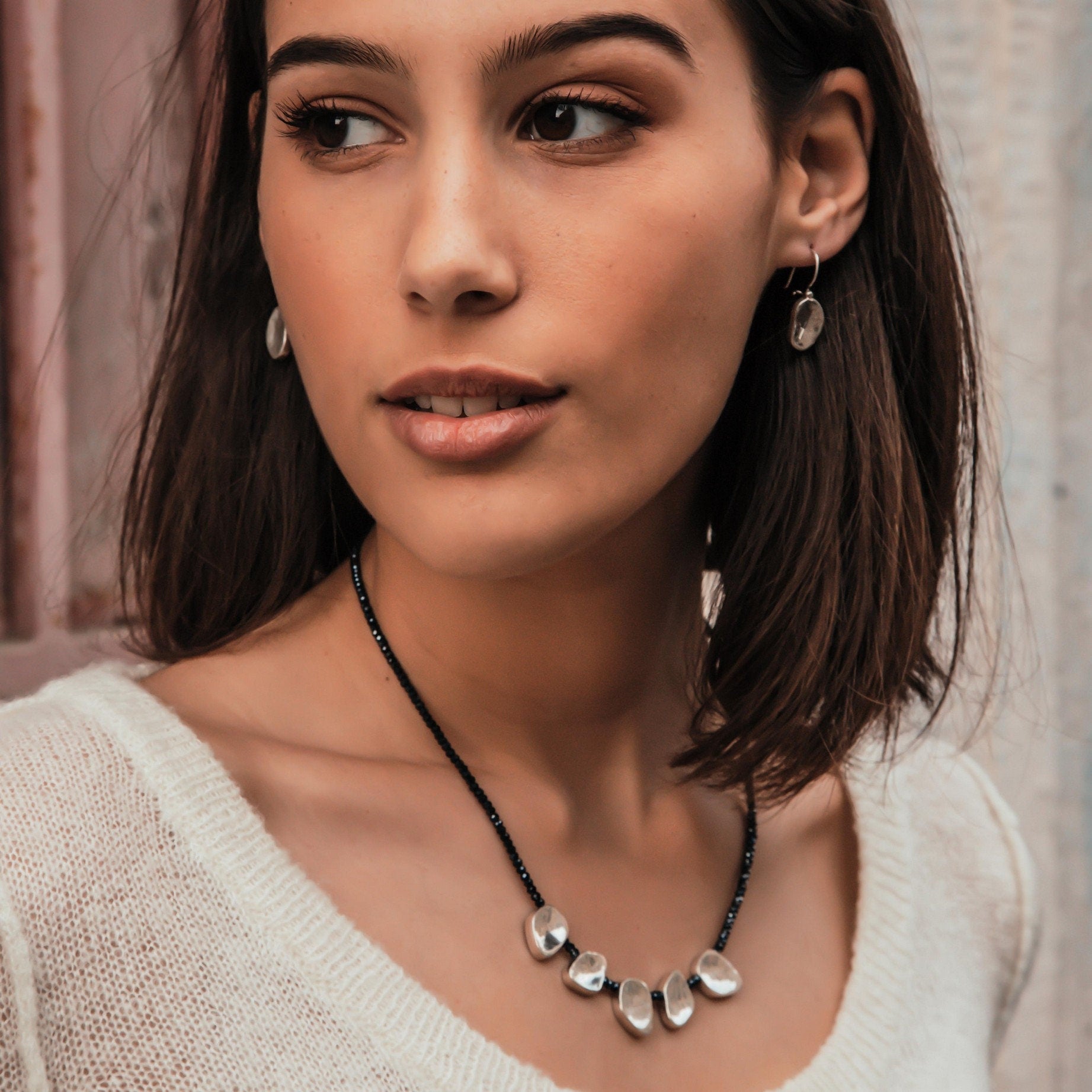 SPIRA Handcrafted Contemporary Design 925 Sterling Silver Drop/Dangle Earrings Fast&Free Shipping!