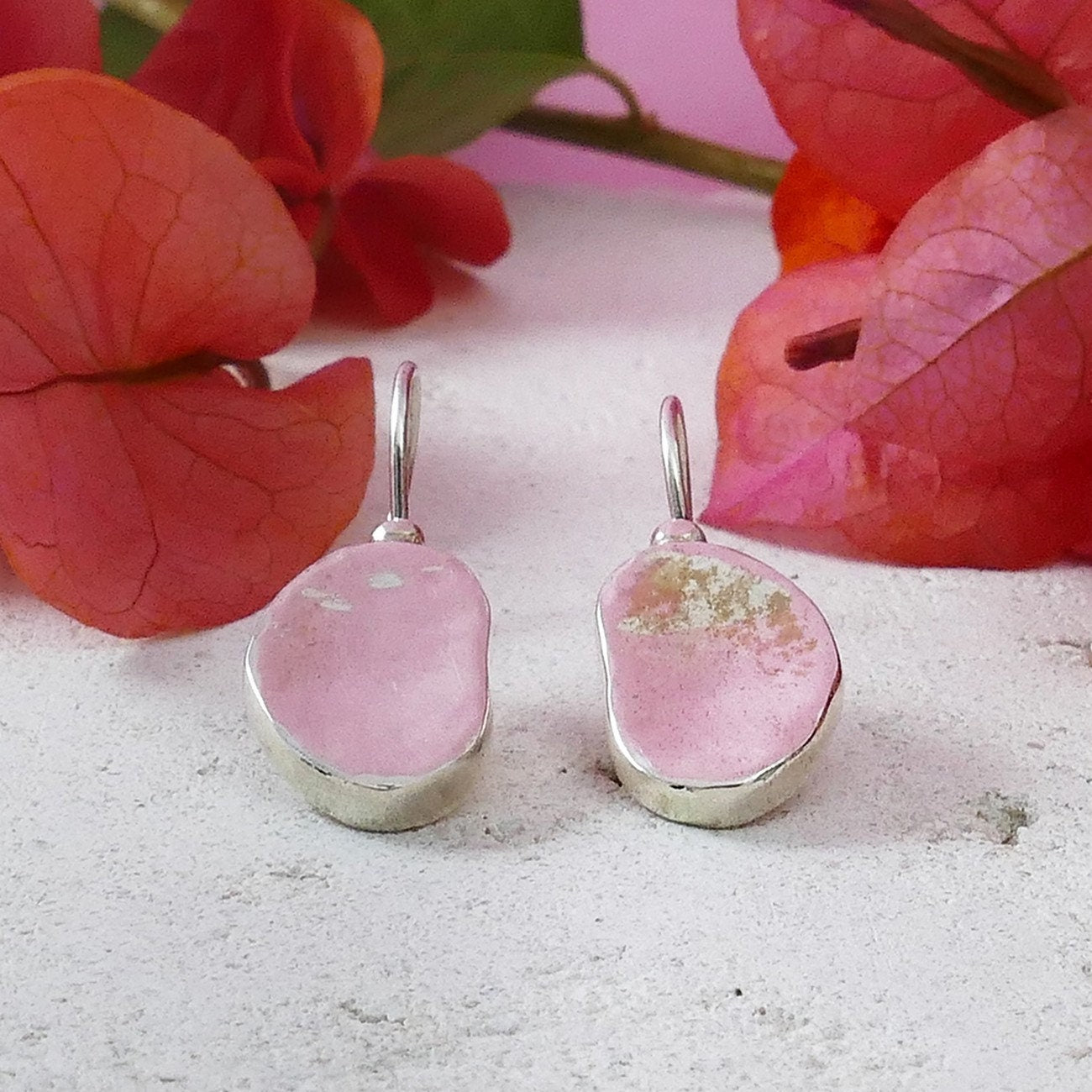 SPIRA Handcrafted Contemporary Design 925 Sterling Silver Drop/Dangle Earrings Fast&Free Shipping!