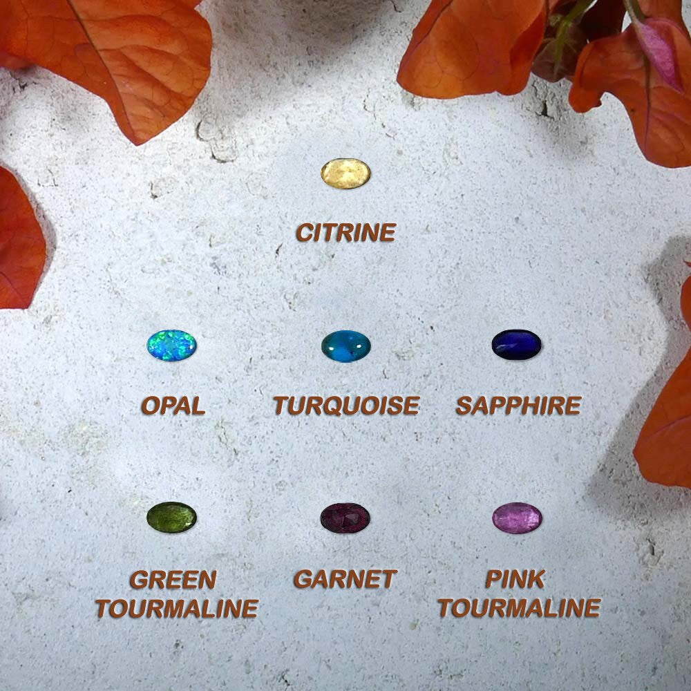 Opal Mixed Metal Ring 0.5 Carat Blue Opal Stone Two Tone Solid 9k Yellow Gold & 925 Sterling Silver Solitaire Ring Set Setting Gemstone Ring