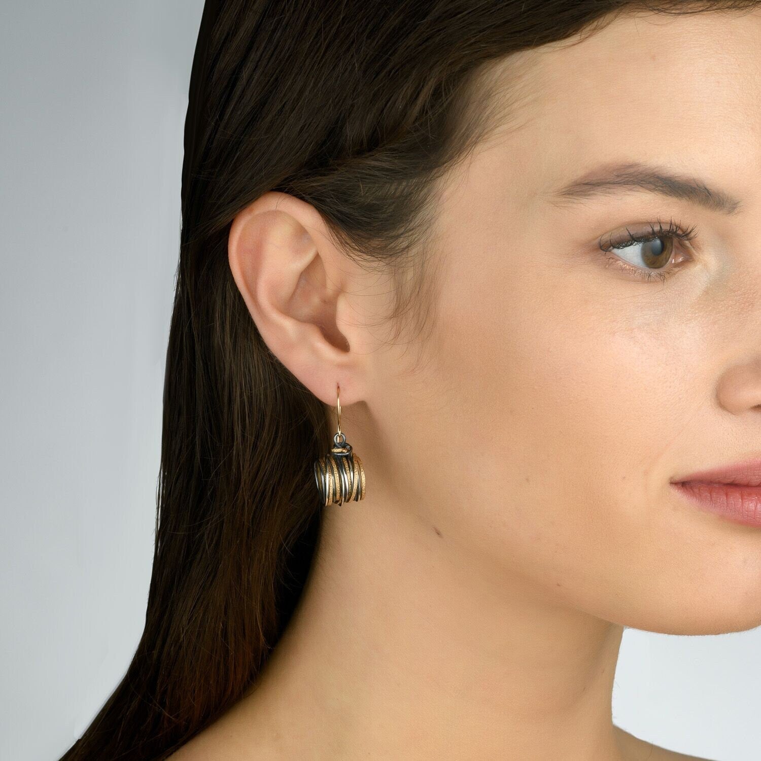 SPIRA Handcrafted Silver & Gold Filled Dangle Earrings for Women