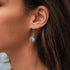 Dancing Lights: Opal Drop Earrings in 925 Sterling Silver