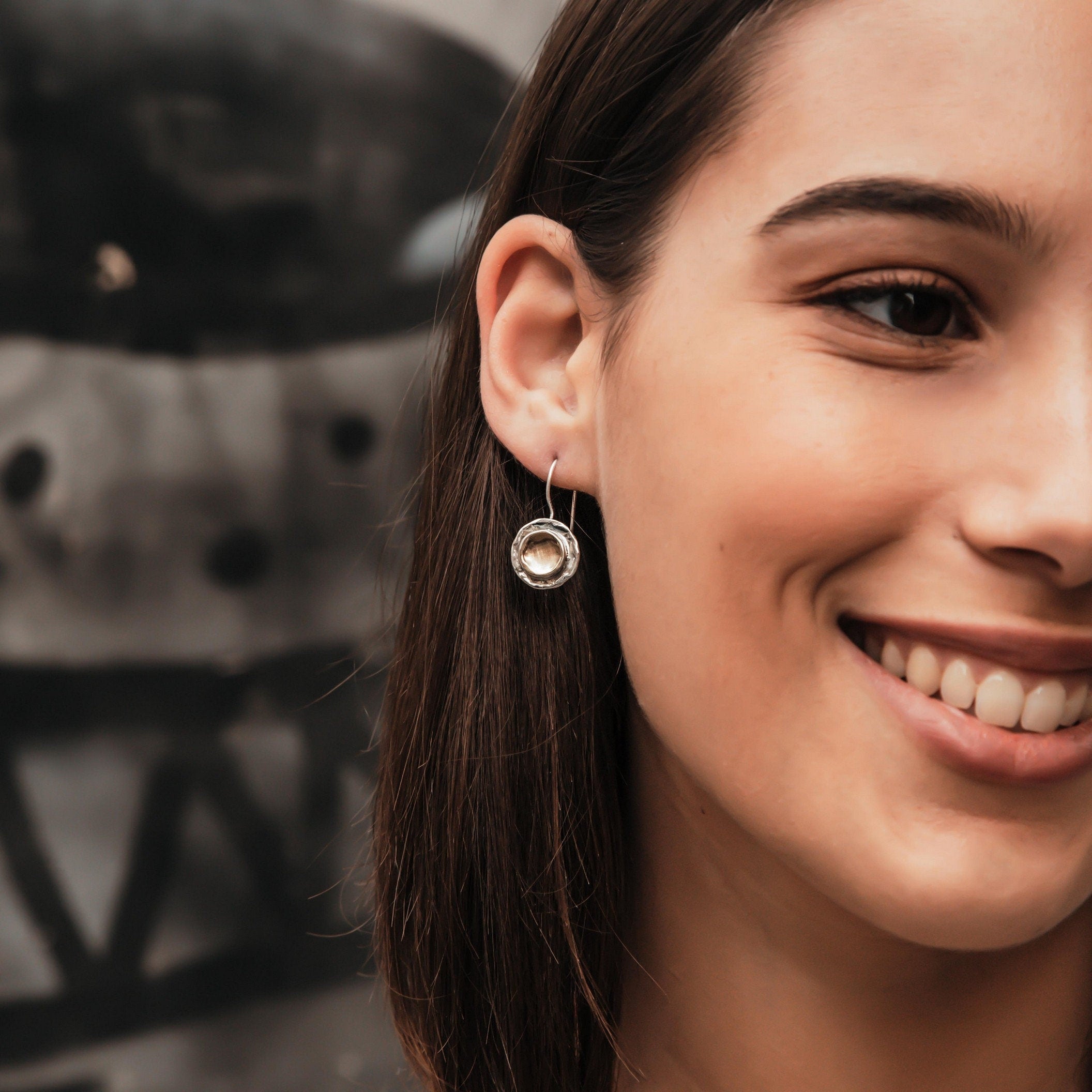 Harmony in Metals: Silver and Gold Dangle Earrings! Everyday earrings