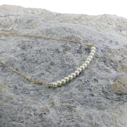 Elegant 14K Gold Filled Freshwater Pearl Necklace