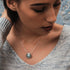 Silver Glow & Ocean Blue - 925 Silver Larimar Gemstone Choker