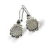 Israel earring 925 2.2Carat Blue Opal Stone 925 Sterling Silver Drop/Dangle Earrings Fast and Free Shipping!Everyday Earrings,Simple Dangle