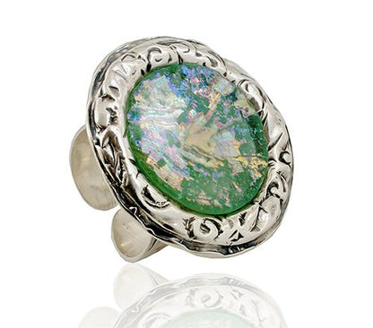 Large Labradorite Gemstone 925 Sterling Silver Adjustble Statement Ring