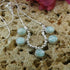 Ancient Blue Roman Glass 925 Silver Necklace