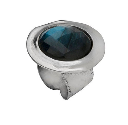 Agate Druzy Quartz Large Statement ring 925 Sterling Silver adjustble Ring, Bohemian ring