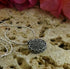 Druzy Gemstone Handcrafted 925 Sterling Silver Gray Agate Druzy Rope Pendant Chain Druzy Pendant Casual Silver Necklace Gemstone Necklace