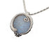 SPIRA White Agate Druzy Pendant Handmade 925 Sterling Silver Necklace