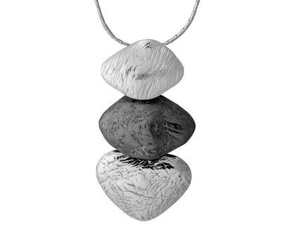 Elegance in Darkness: Oxidized Silver Statement Necklace