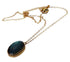 Gilded Radiance: Handcrafted Gold Filled Labradorite Necklace